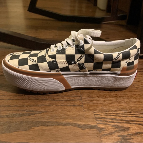 Vans Shoes - vans checkerboard era stacked platform shoes